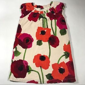 Gap Dress White Multicolor Flowers 8