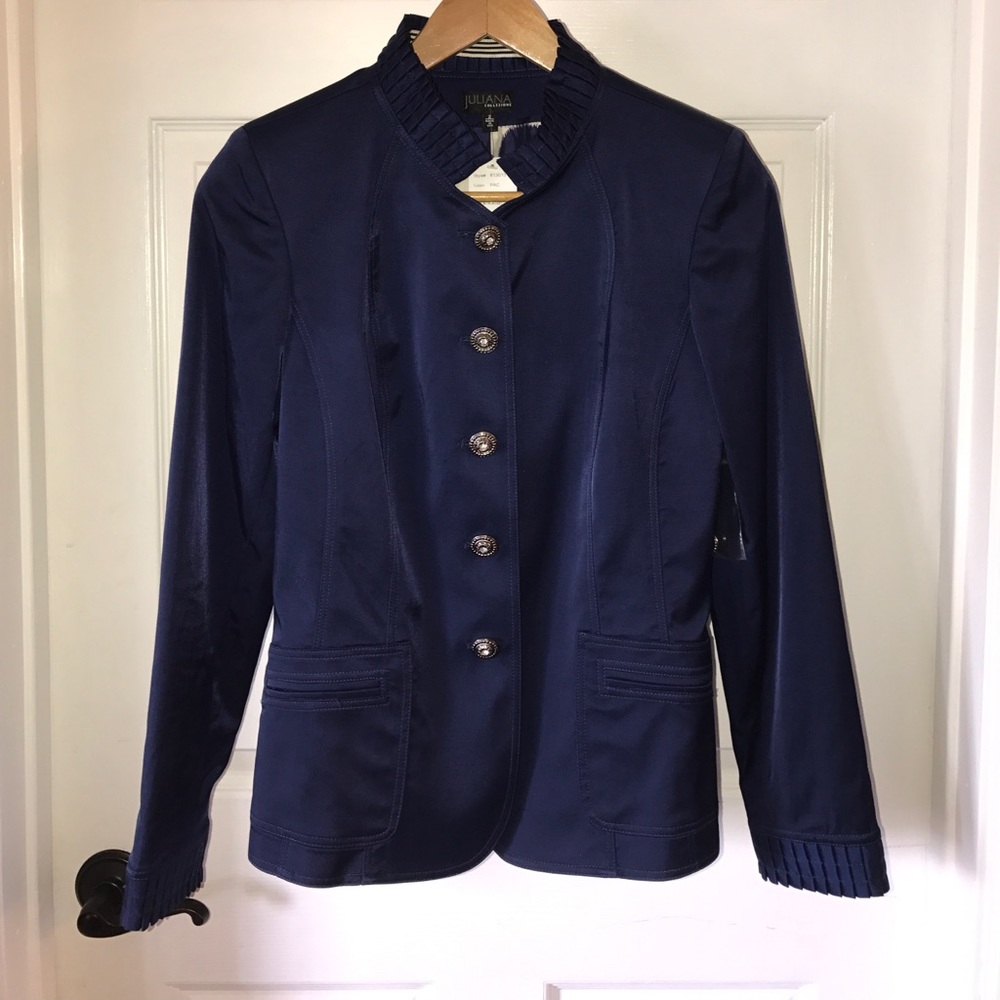 NWT  Navy Juliana Collezione Blazer
