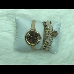Watch and bracelet set