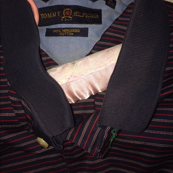 sale Tommy Hilfiger striped Golf polo xl - Picture 6 of 6