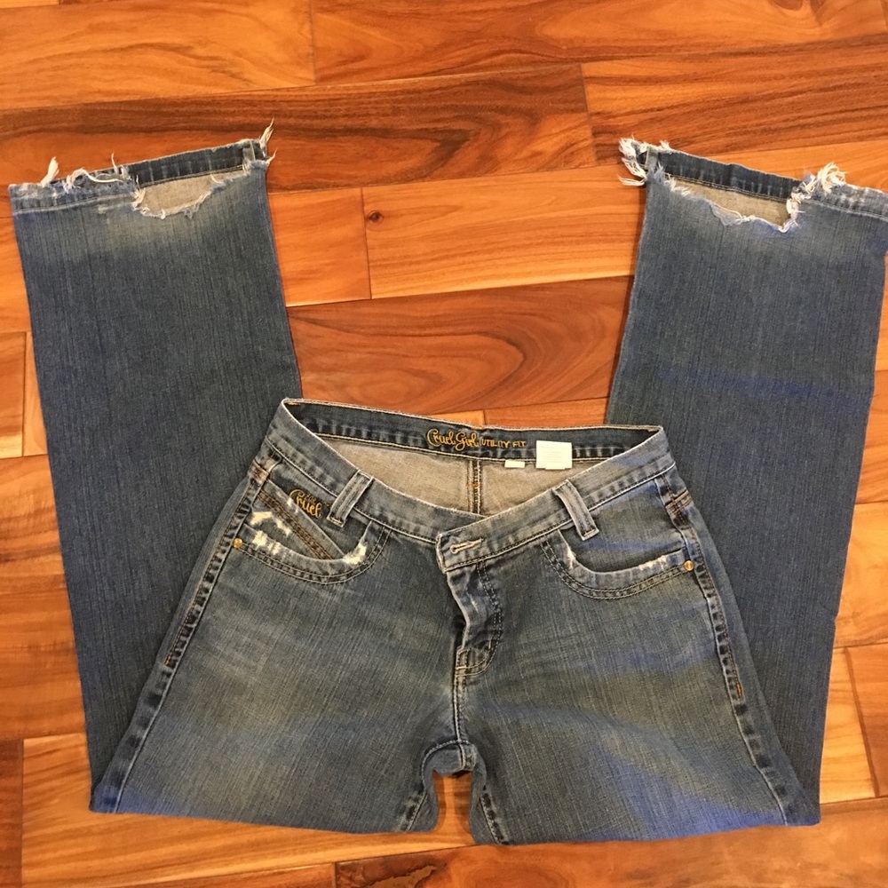 Size 9  regular cruel girl utility fit jeans