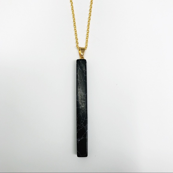 | MARBLE PENDANT NECKLACE | - Picture 4 of 6