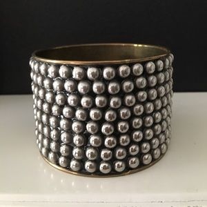 Studded silver and copper bracelet ✨