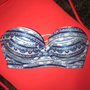 Hollister strapless swimsuit top