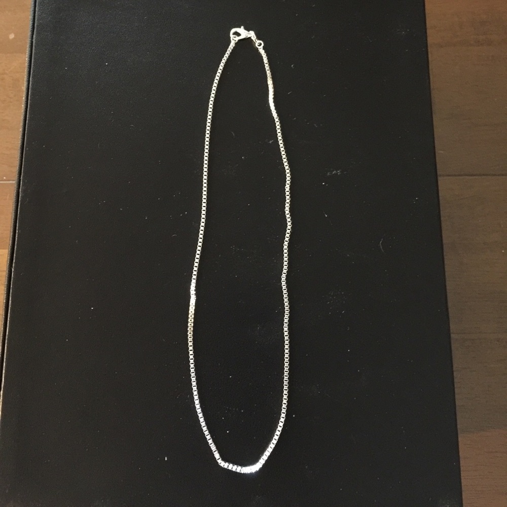 Sterling Silver .925, Box Chain 16"