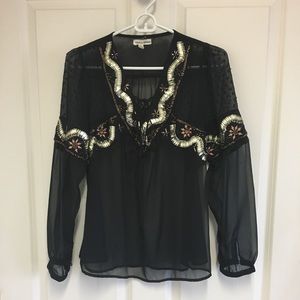 Sixes and Sevens blouse from the Buckle store