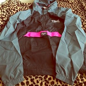 VS Pink quarter zip anorak