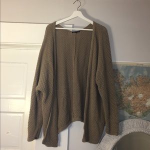 BRANDY MELVILLE BEIGE CAROLINE CARDIGAN