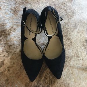 Adrienne Vittadini Ankle strap pumps