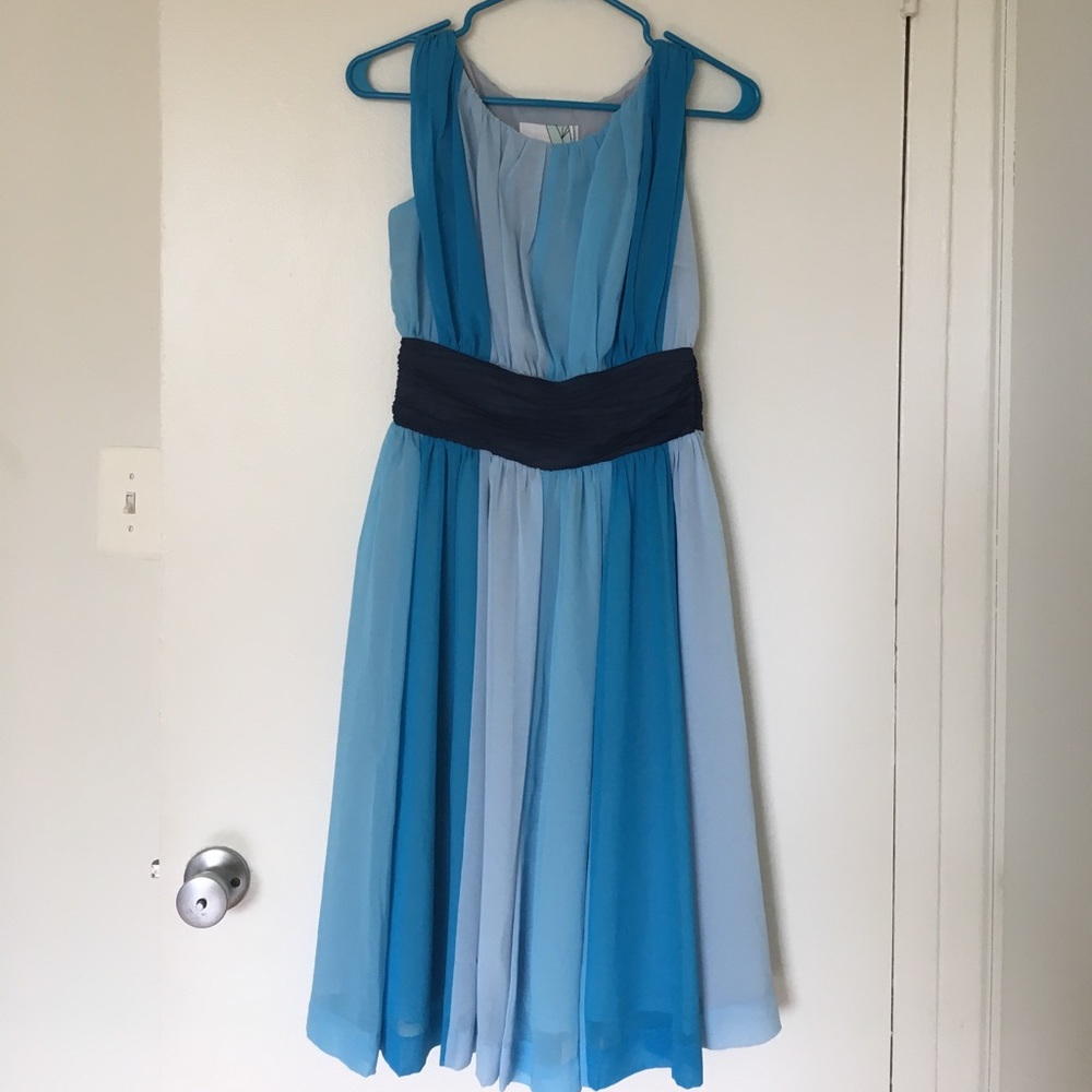 Blue knee-length ModCloth dress