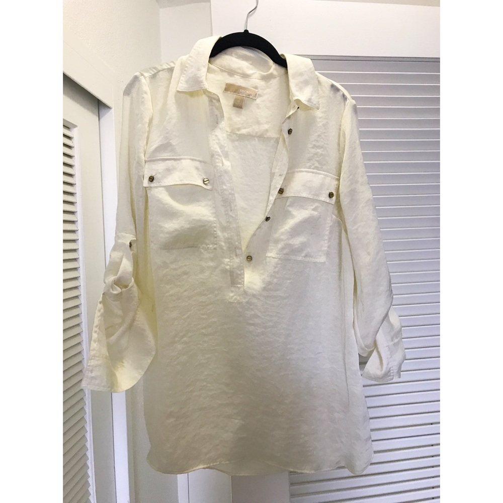 Michael Kors sheer blouse