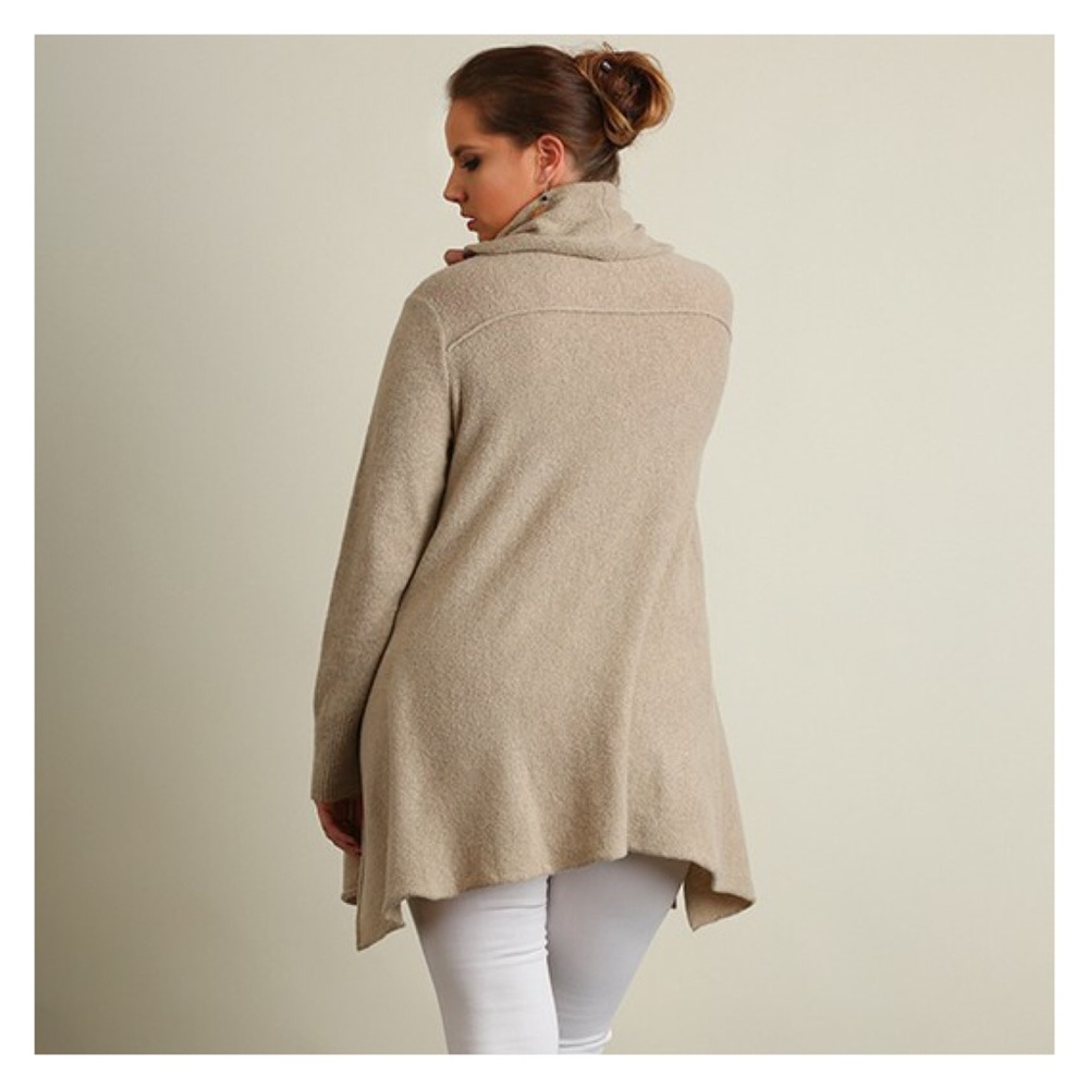Plus Size Cowl Neck Sweater - Picture 3 of 4
