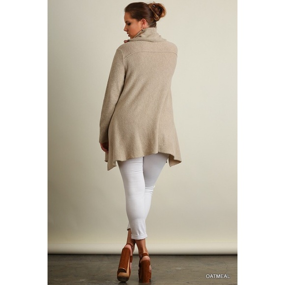 Plus Size Cowl Neck Sweater - Picture 4 of 4