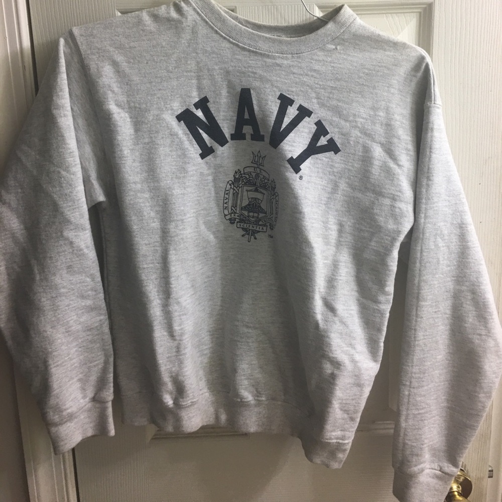 Navy sweater