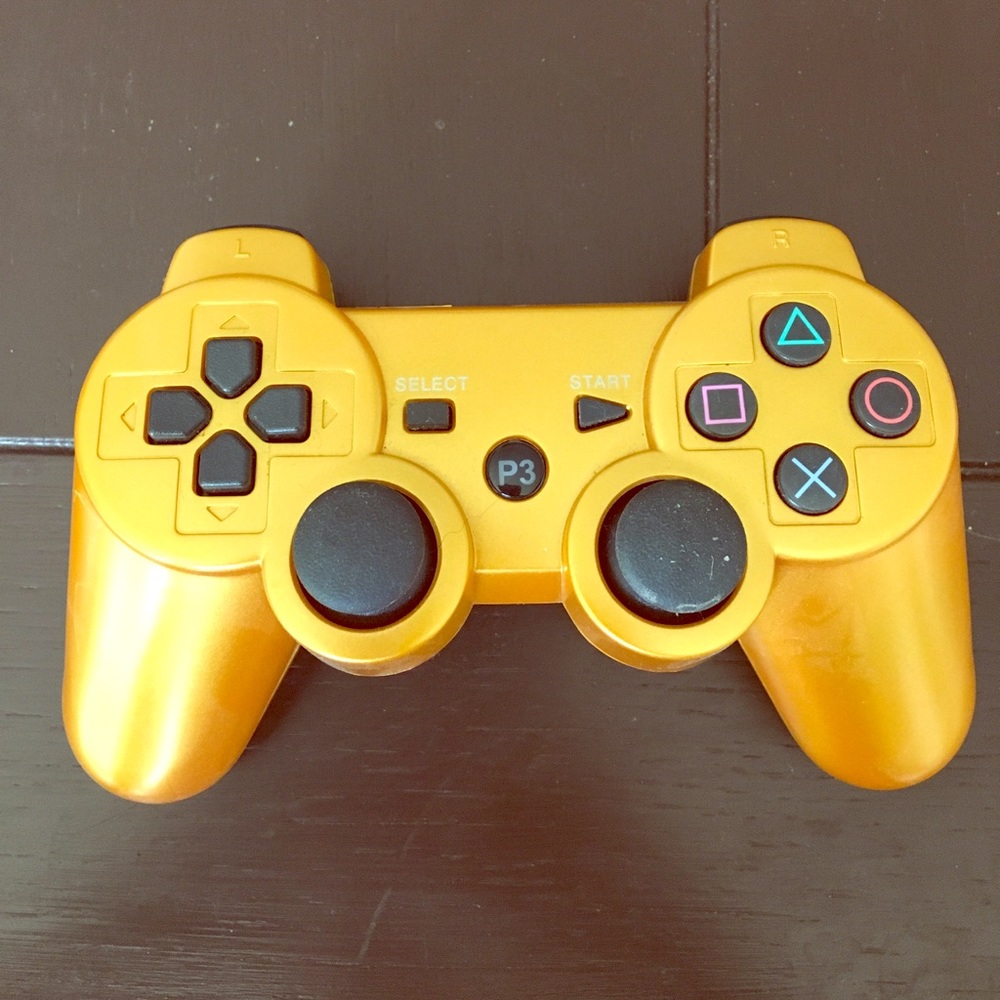 GOLD PLAYSTATION 3-4 REMOTE