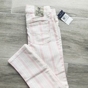 Striped skinny jeans *adjustable*