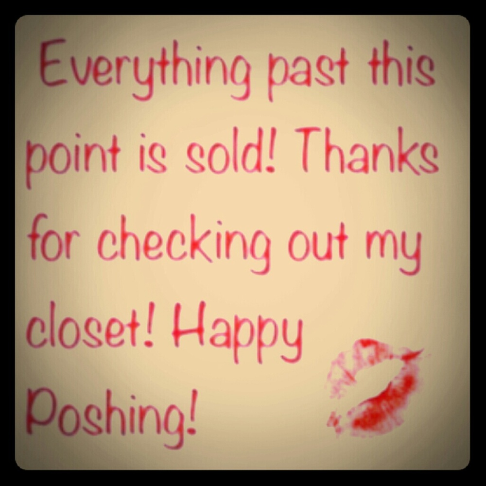 Everything past this point is sold!