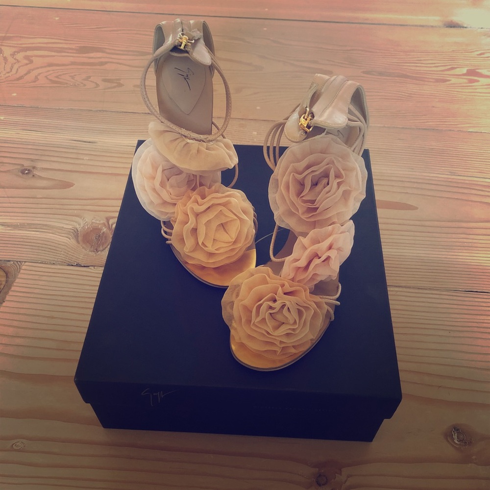 Giuseppe Zanotti Floral heeled sandals