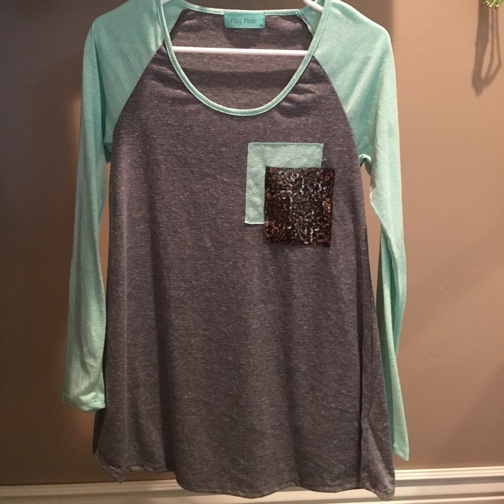 New without tags long sleeve filly flair top