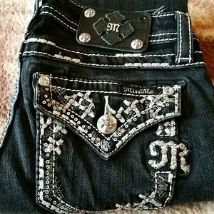 NWOT Girls Black Miss Me Jeans
