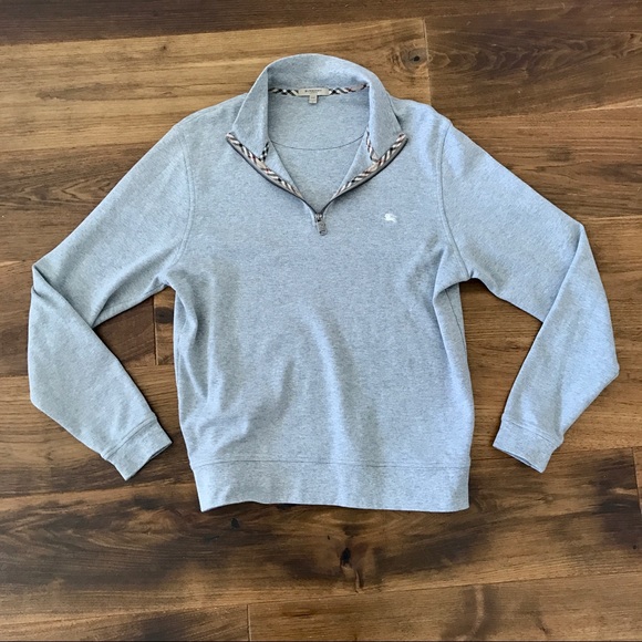 burberry quarter zip pullover