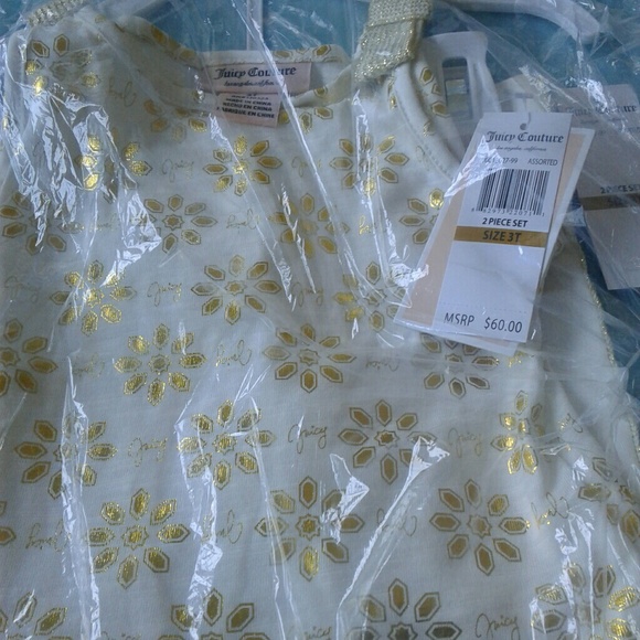 SOLD🛇Juicy Couture 2 pc set leggings and top 3yrs - Picture 4 of 8