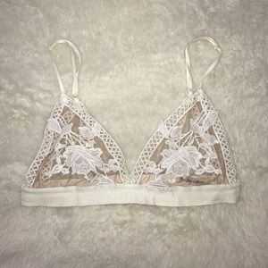 For Love and Lemons Skivvies Bralette - size L