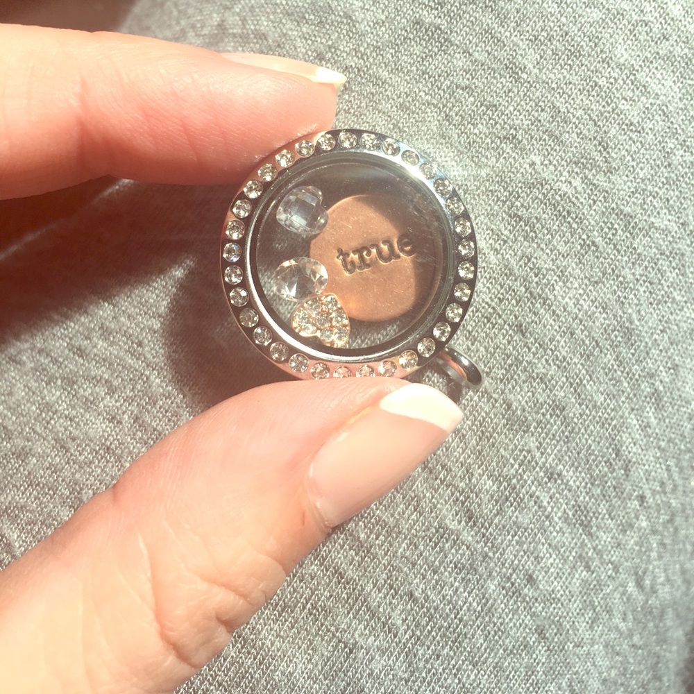 Origami owl locket 💜
