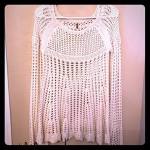 Ivory boho sweater