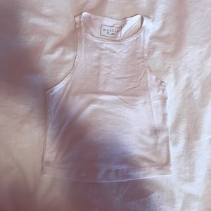 -3 for $20 Sale- White racerback cropped tank