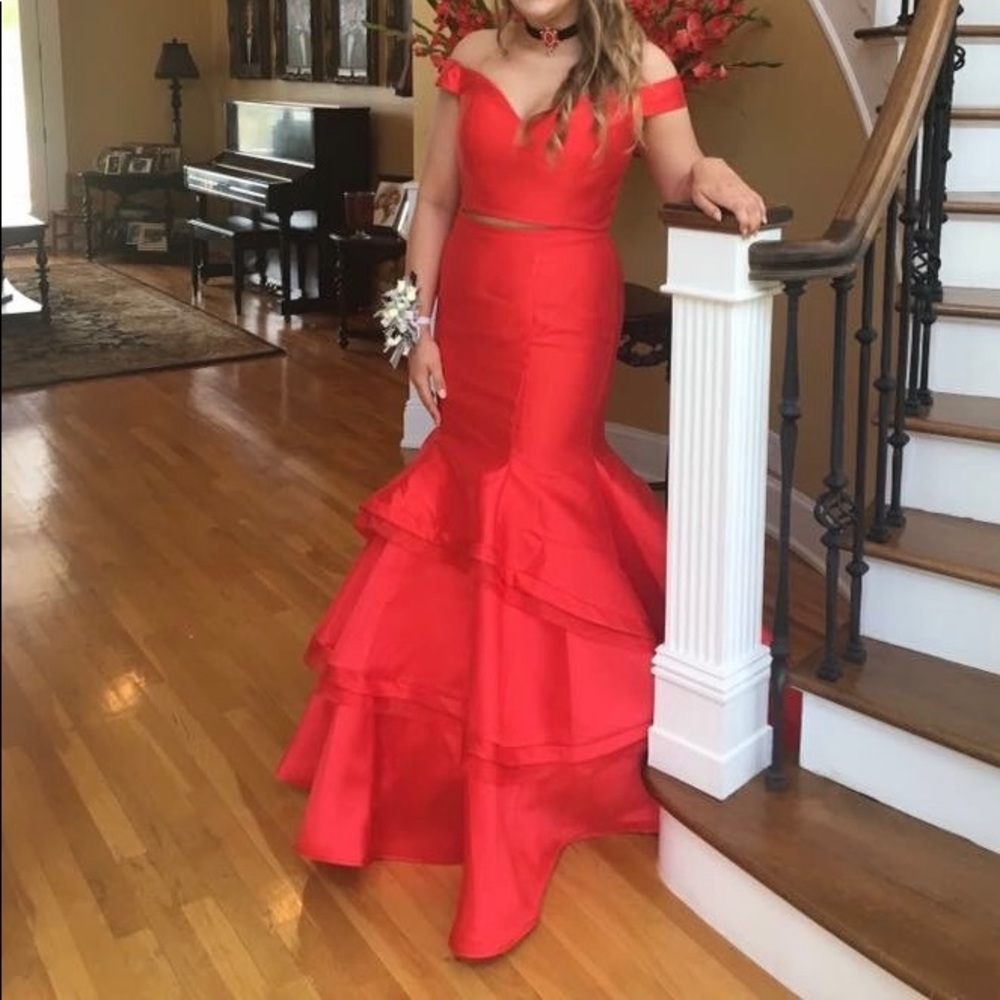 Jovani 2 piece formal gown