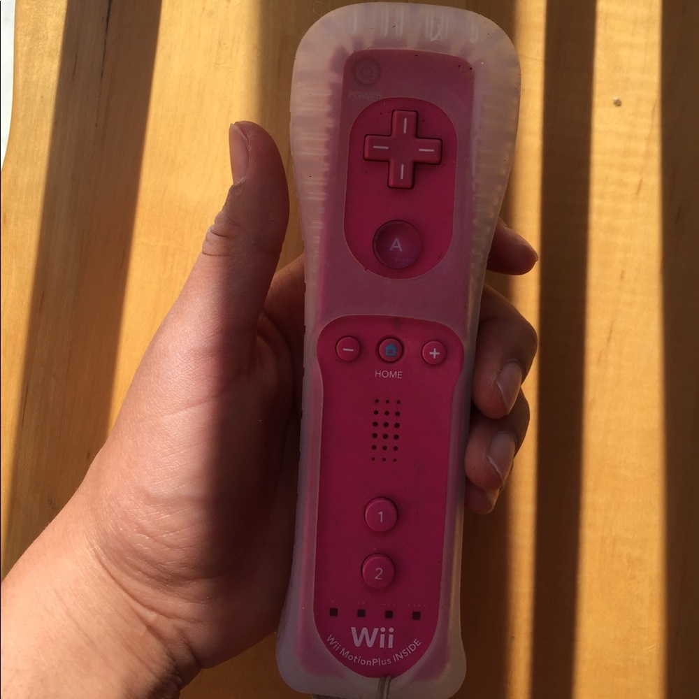 Pink Wii Controller