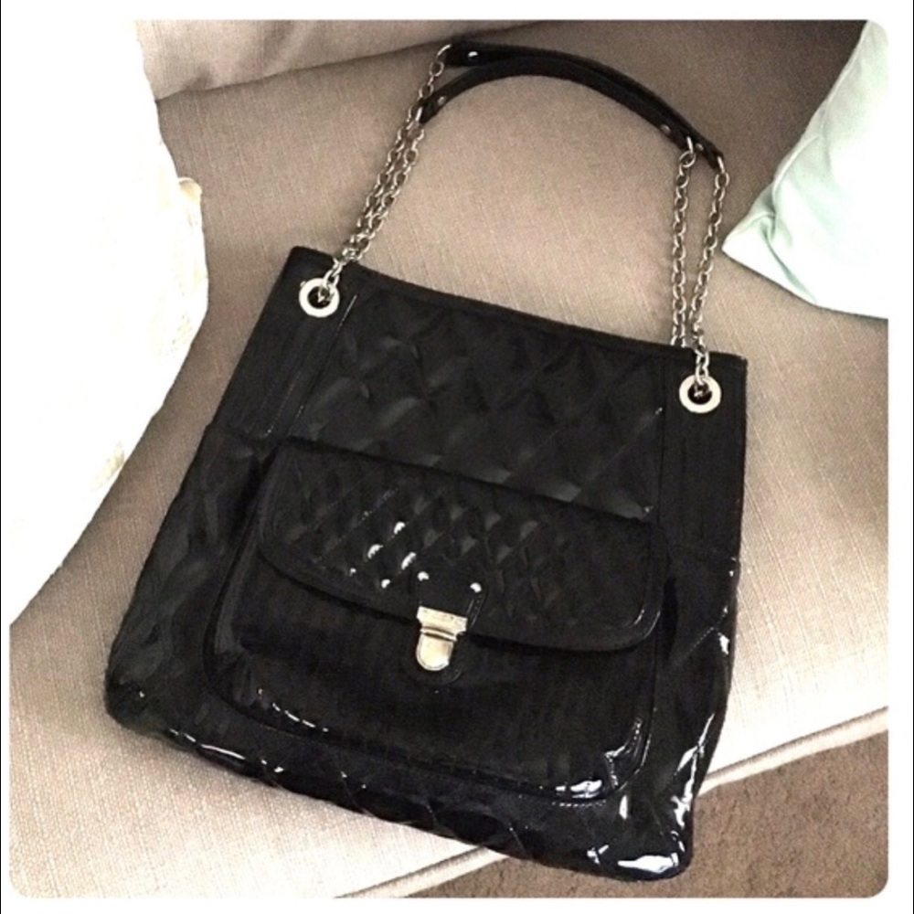 Coach Poppy Liquid Gloss Patent Leather Tote
