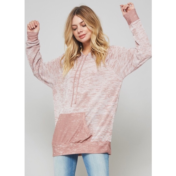 KENDALL Softest Hoodie - PINK - Picture 3 of 4