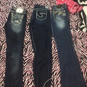 miss me and silver jeans bundle!!