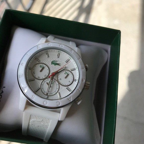 Lacoste white watch