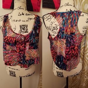 Unique Colorful Crop Top