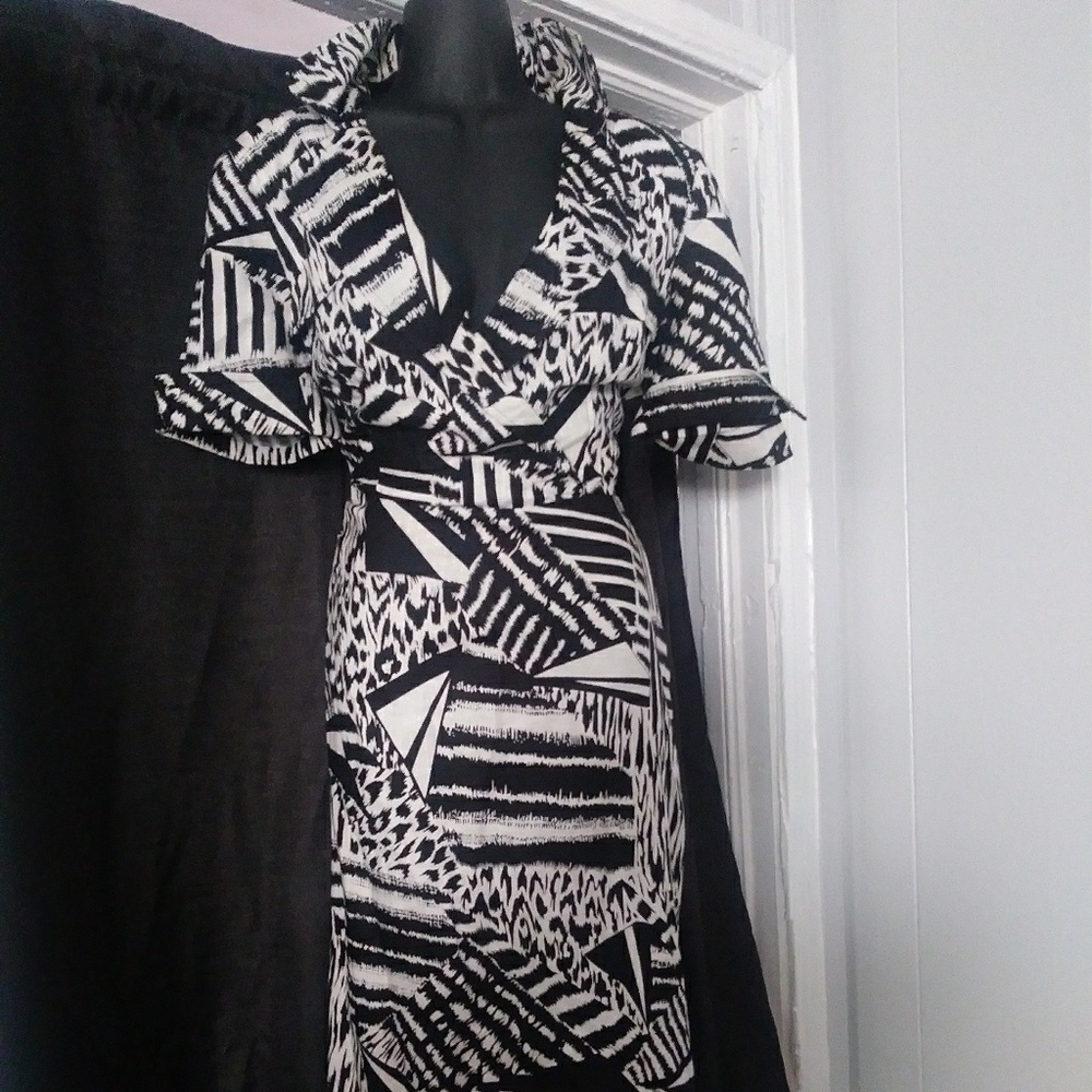 Chic Animal Pattern Dress