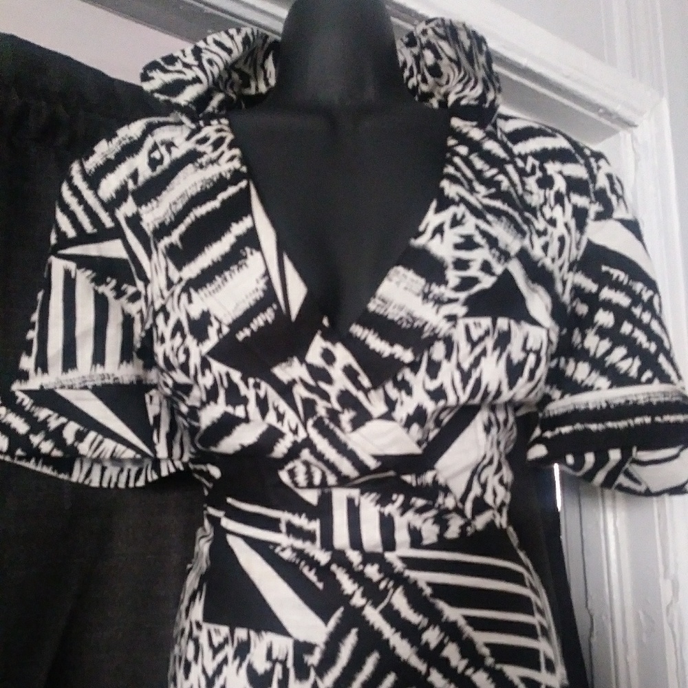 Chic Animal Pattern Dress - Picture 2 of 3