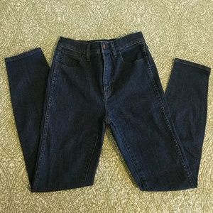 Madewell high rise skinny jean