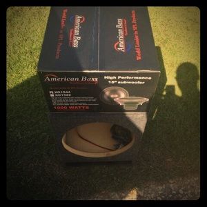 Speakers 15 American bass