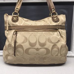 Coach 18979 Poppy Signature Glam Khaki/Gold