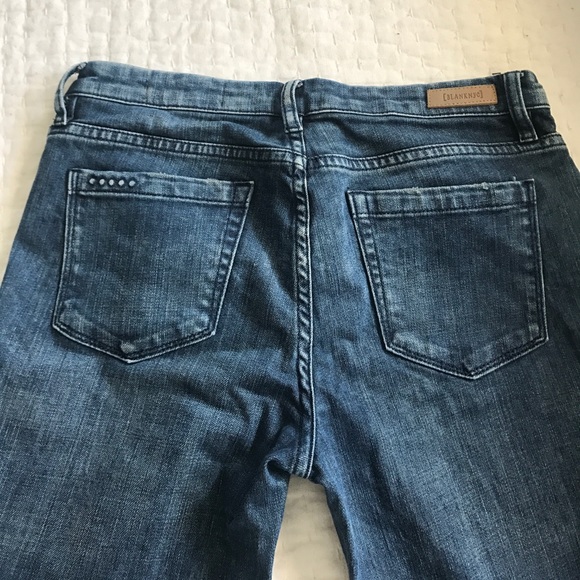Blank NYC distressed cut off skinny jeans sz 27 - Picture 3 of 6