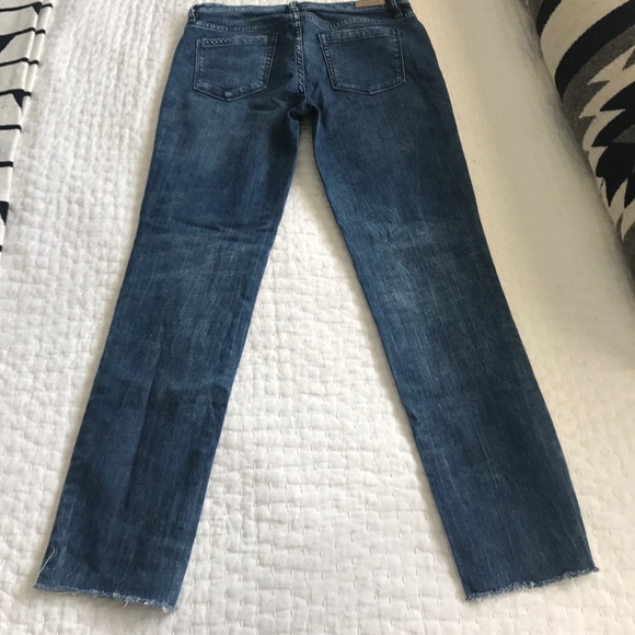 Blank NYC distressed cut off skinny jeans sz 27 - Picture 6 of 6