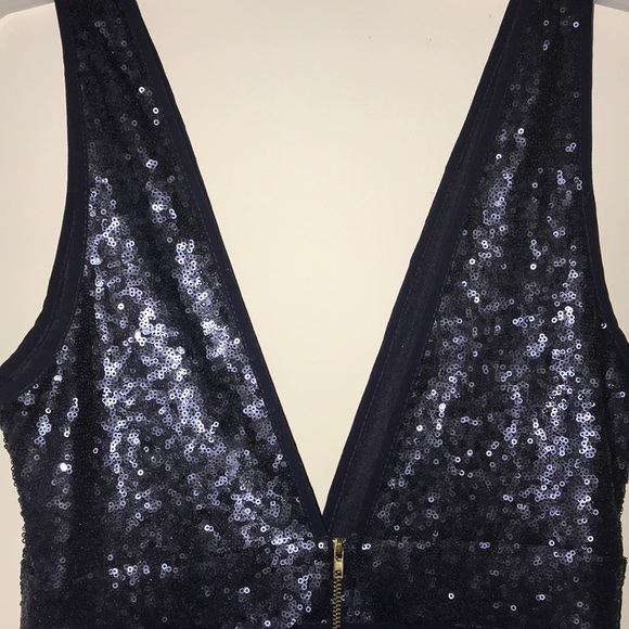 Lulu’S navy blue sequence dress💫 - Picture 2 of 6