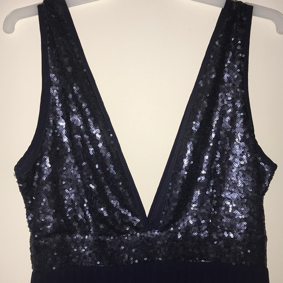 Lulu’S navy blue sequence dress💫 - Picture 3 of 6