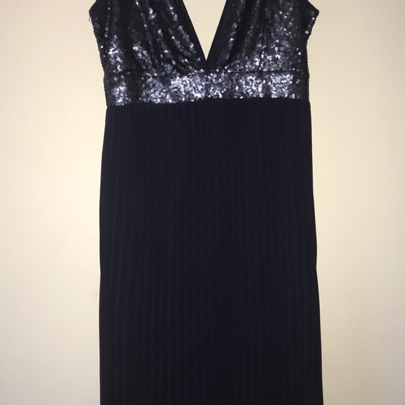 Lulu’S navy blue sequence dress💫 - Picture 4 of 6