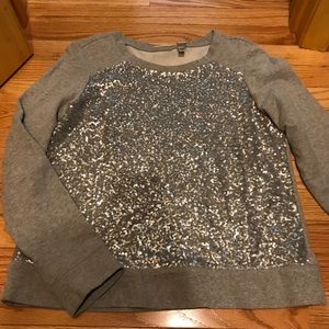 Chicos Sequin Sweatshirt