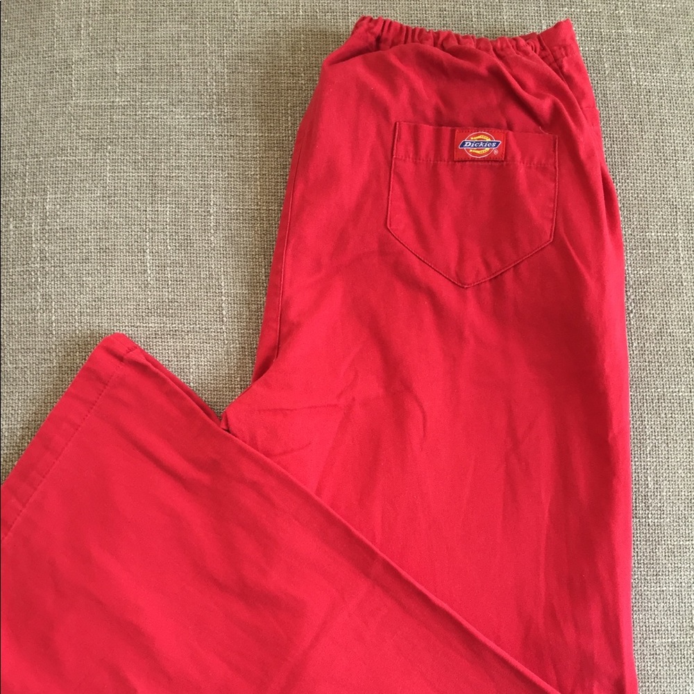 Dickies Red top and pants size M regular