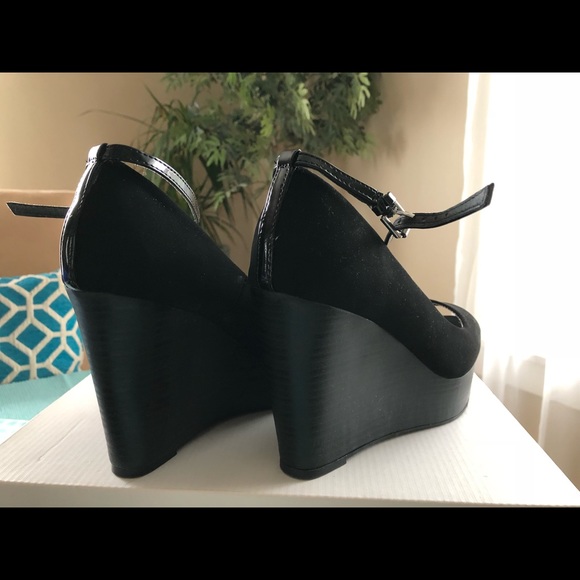 💞 Nw Black velvet shoes With high platform - Picture 3 of 7